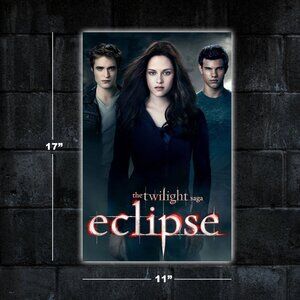 Twilight Eclipse movie poster - 11x17 wall art print merch Edward Bella Jacob
